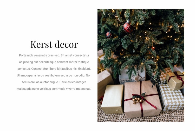 Hoe een cadeau in te pakken Website mockup