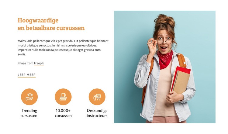 Betaalbare cursussen Website ontwerp