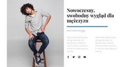 Swobodny Wygląd Dla Mężczyzny - Create HTML Page Online