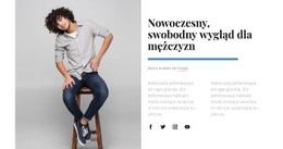 Swobodny Wygląd Dla Mężczyzny - Szablon Osobisty