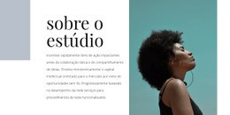 Página Inicial Do Produto Para História Da Nossa Organização