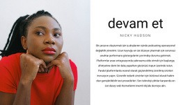 Genel Müdürün Özgeçmişi - Ücretsiz Tek Sayfalık Web Sitesi