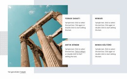 Yunan Sanat Kursu - Web Sitesi Oluşturucu