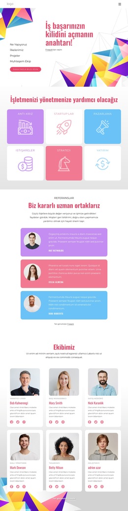 Marka Başarısının Kilidi Nasıl Açılır - Basit Web Sitesi Şablonu