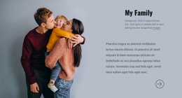 My Family - Beautiful Web Page Design