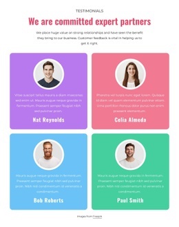 Testimonial Grid Repeater - Web Page Design For Any Device