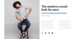 Casual Look For Man - WordPress & WooCommerce Theme