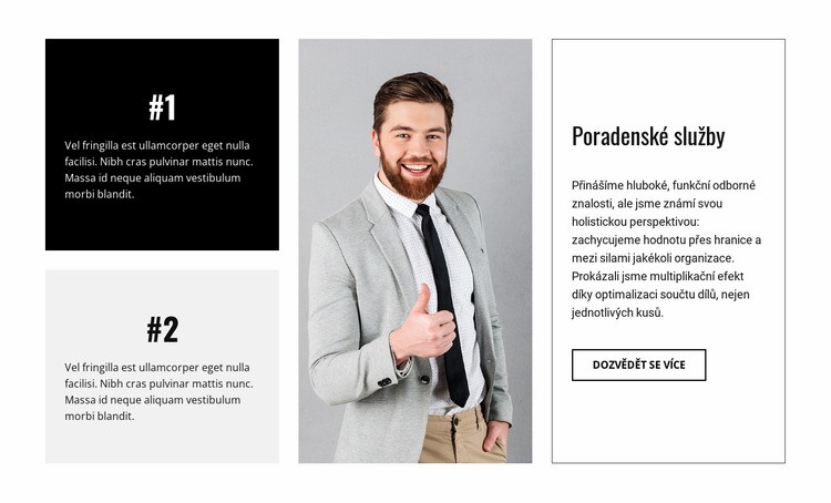 Obchodní poradenská firma Téma WordPress