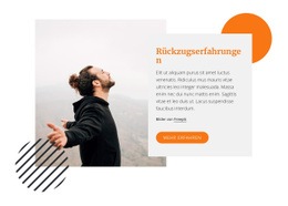 Rückzugserfahrung – Moderne HTML5-Vorlage