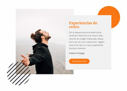 Experiencia De Retiro - Arrastrar Y Soltar Plantilla Joomla