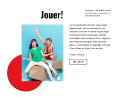 Conception De Site Web Pour Apprenez Et Jouez