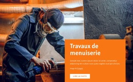 Travaux De Menuiserie - HTML Web Page Builder