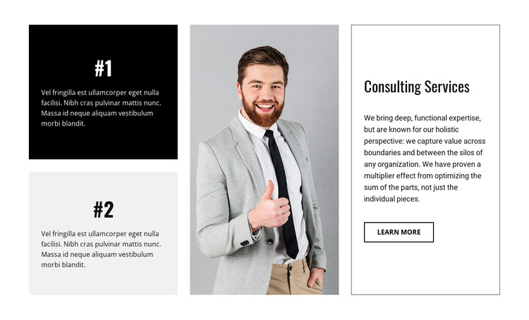 Business consultancy firm HTML Template