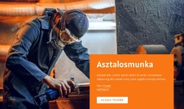 Asztalosmunka - Egyszerű Webhelysablon