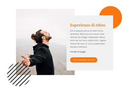 Esperienza Di Ritiro - Modello HTML E CSS