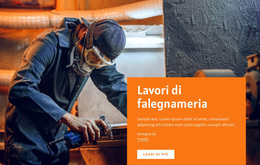 Lavori Di Falegnameria: Tema WordPress Moderno