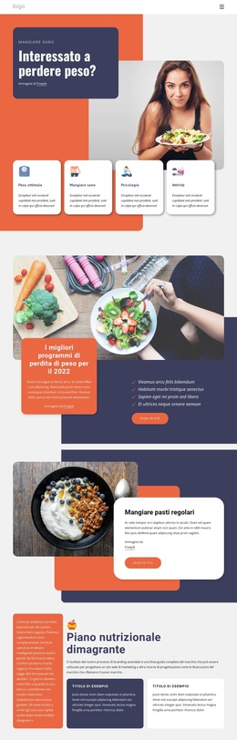 Perdere Peso - Tema WordPress E WooCommerce