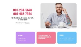 Neem Contact Met Ons Op Blok Met Rasterrepeater #Html-Templates-Nl-Seo-One-Item-Suffix