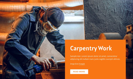 Carpentry Work - Website Template Download