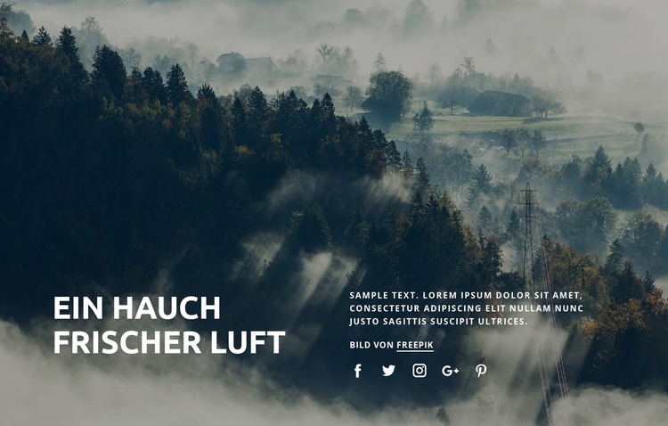 Hauch frischer Luft WordPress-Theme