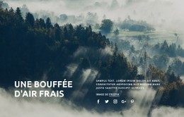 HTML5 Réactif Pour Bouffée D'Air Frais