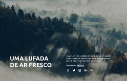 Lufada De Ar Fresco - Modelo De Site Joomla