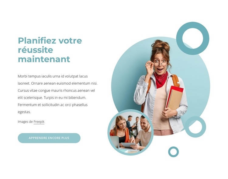 Services de conseil en réussite Conception de site Web