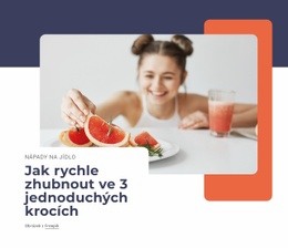 Jak Rychle Zhubnout - Webová Šablona