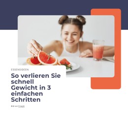 Wie Man Schnell Gewicht Verliert CSS-Vorlage Kostenlos Herunterladen