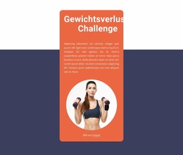 Herausforderung Zum Abnehmen – Kostenloses Joomla-Website-Template