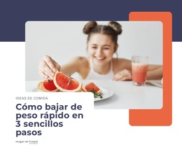 Cómo Bajar De Peso Rápido - Tema WooCommerce Multipropósito