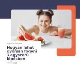 Hogyan Lehet Gyorsan Fogyni – A Legjobb HTML-Sablon