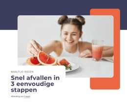 Snel Afvallen - Klaar Voor Gebruik Landingspagina