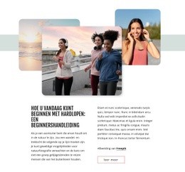 How To Start Running Today - Landingspagina