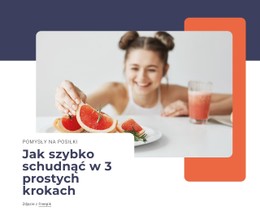 Jak Szybko Schudnąć Szablon CSS Do Pobrania Za Darmo