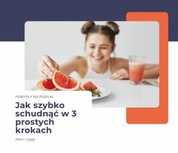 Jak Szybko Schudnąć - Jednostronicowy Szablon HTML