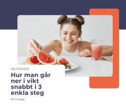 Hur Man Går Ner I Vikt Snabbt Css-Mall Gratis Nedladdning