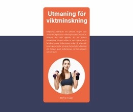 Viktminskning Utmaning - Skapa Vackra Mallar