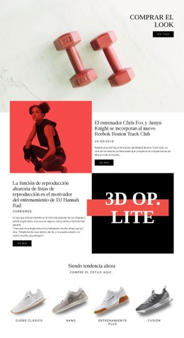 Reebok - Diseño De Sitios Web Profesionales