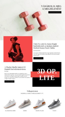 Reebok – Céloldal