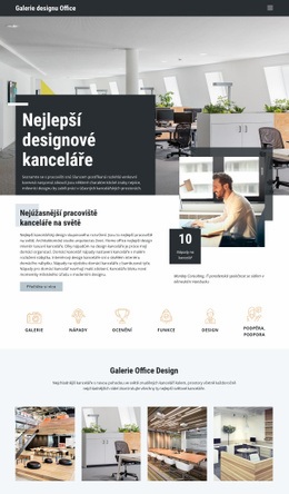 Nejlepší Designové Kanceláře Šablona Mřížky CSS