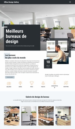 Meilleurs Bureaux De Design - Online HTML Page Builder