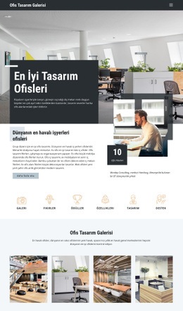 En İyi Tasarım Ofisleri - Basit Web Sitesi Şablonu