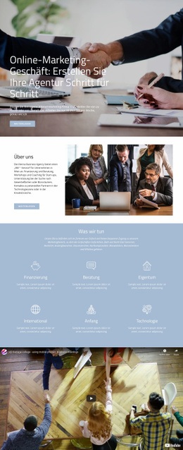 Erstellen Sie Ihre Agentur – Kostenloses Website-Mockup