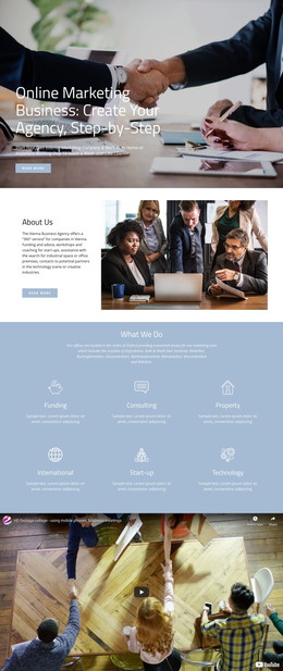 Create Your Agency - Web Design