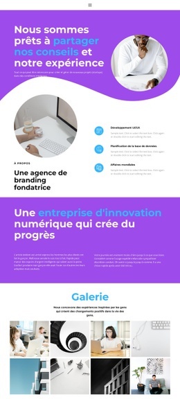 Une Conception De Site Web Exclusive Pour Service De Qualité