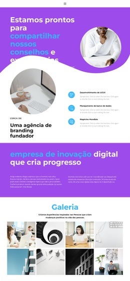 Serviço De Qualidade - Construtor De Sites Simples