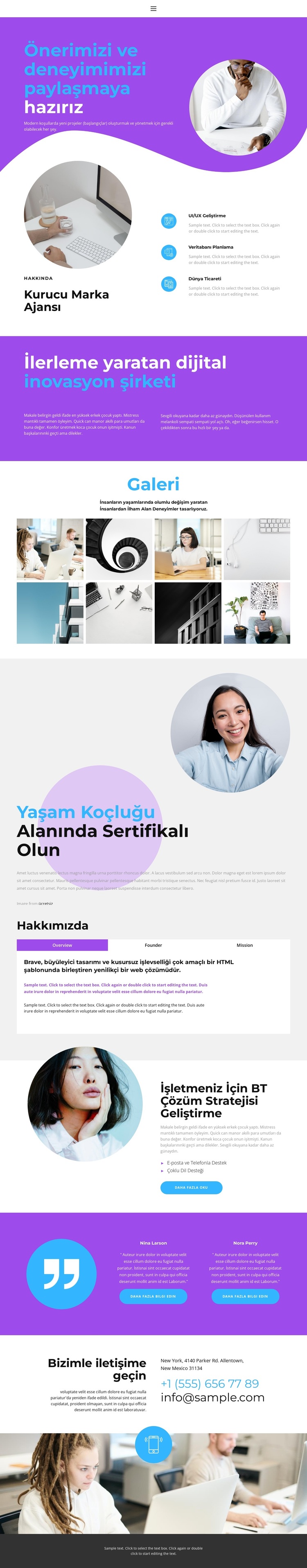 Kalite servisi WordPress Teması