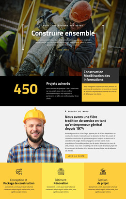 Constructions De Bâtiments – Thème Joomla