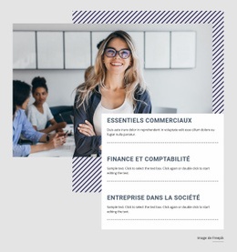 Cours De Finance - Page De Destination Polyvalente